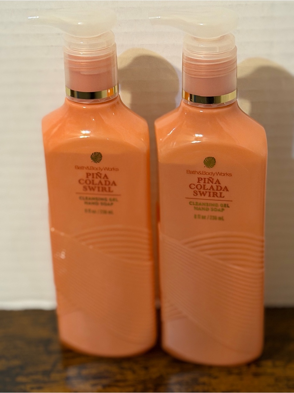 2 Bath & Body Works Pina Colada Swirl Hand Soaps New Pineapple Orange Vanilla
